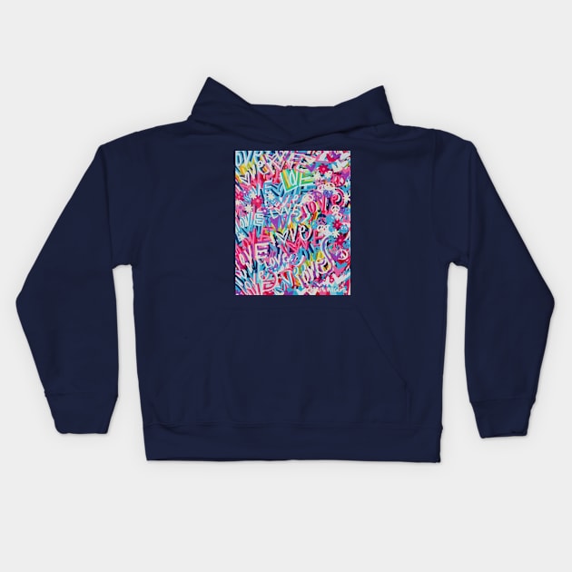 painting Kids Hoodie by unremarkable